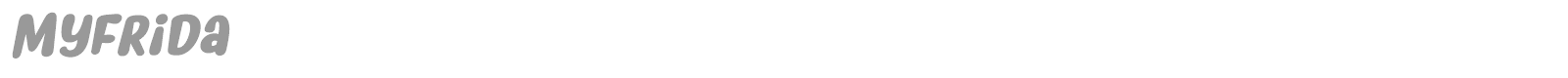 Myfrida font preview